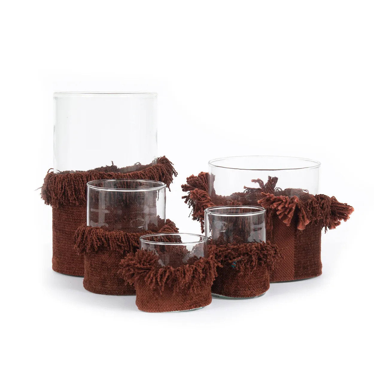 The Oh My Gee Candle Holder, Burgundy Velvet, XXL — 4