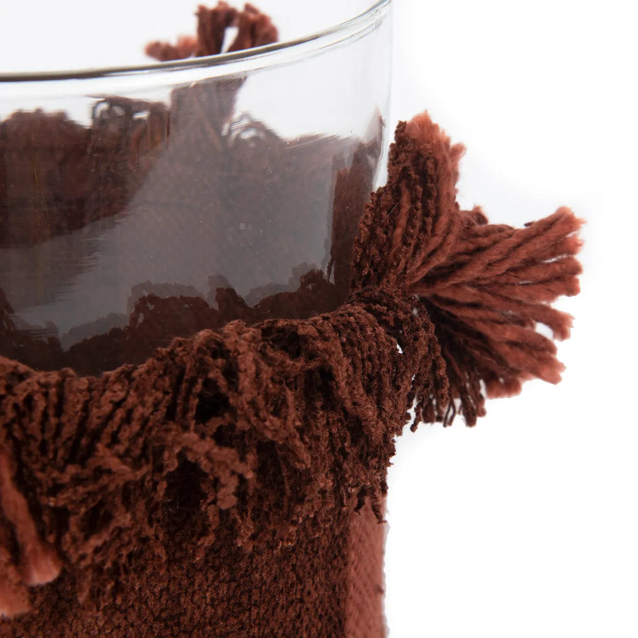 The Oh My Gee Candle Holder, Burgundy Velvet, XL — 3