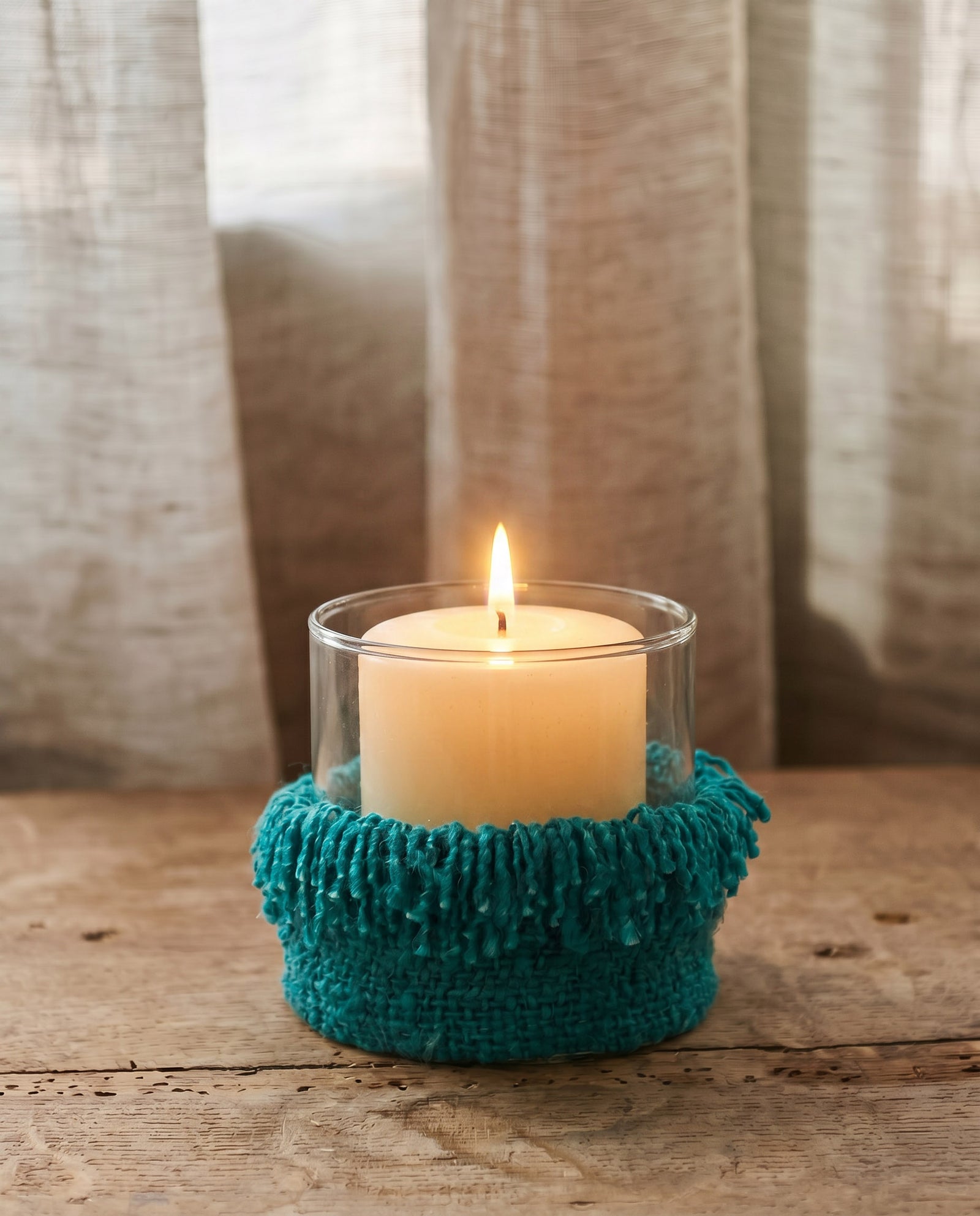 The Oh My Gee Candle Holder, Aqua, XL — 3