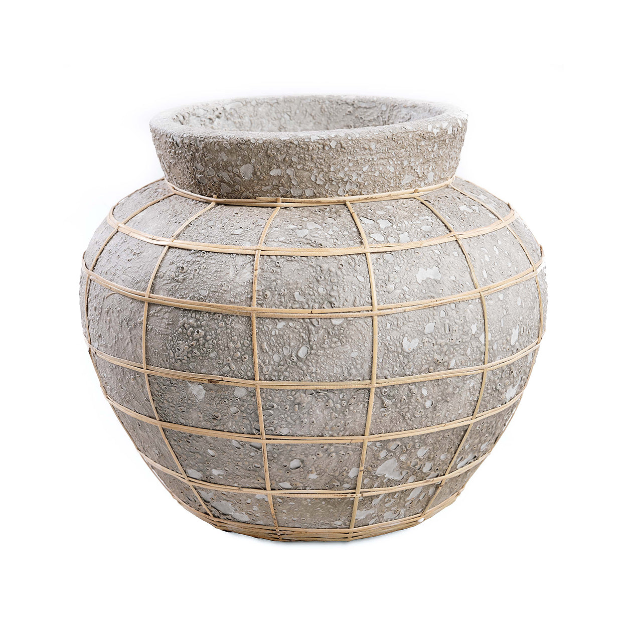 The Belly Vase, Concrete Natural, L
