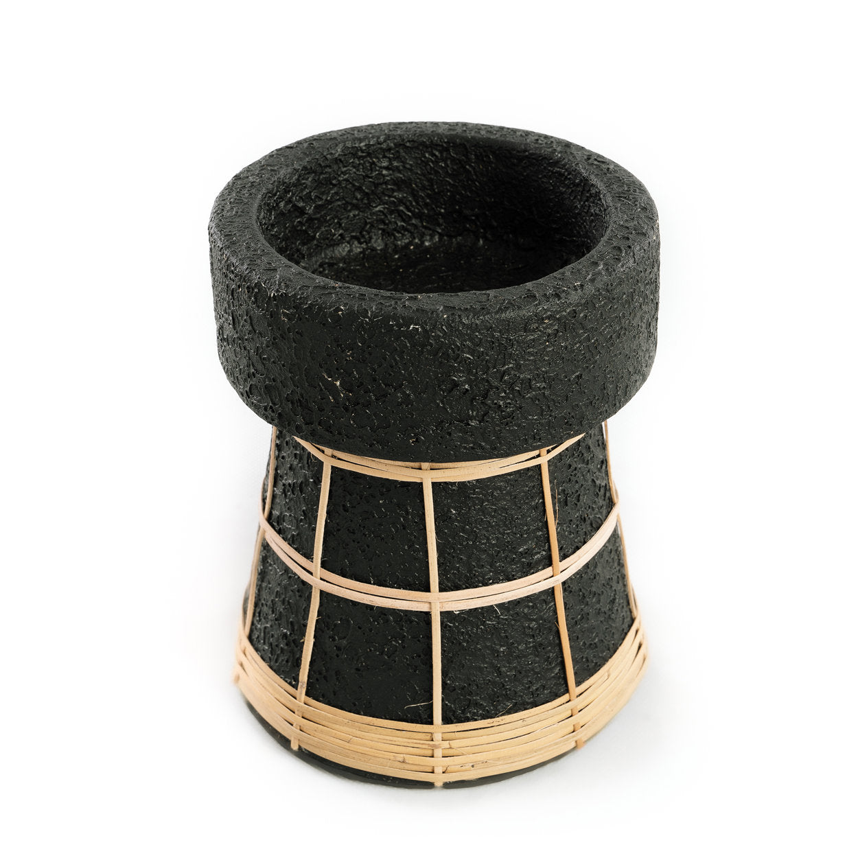 The Serene Candle Holder, Black Natural, M