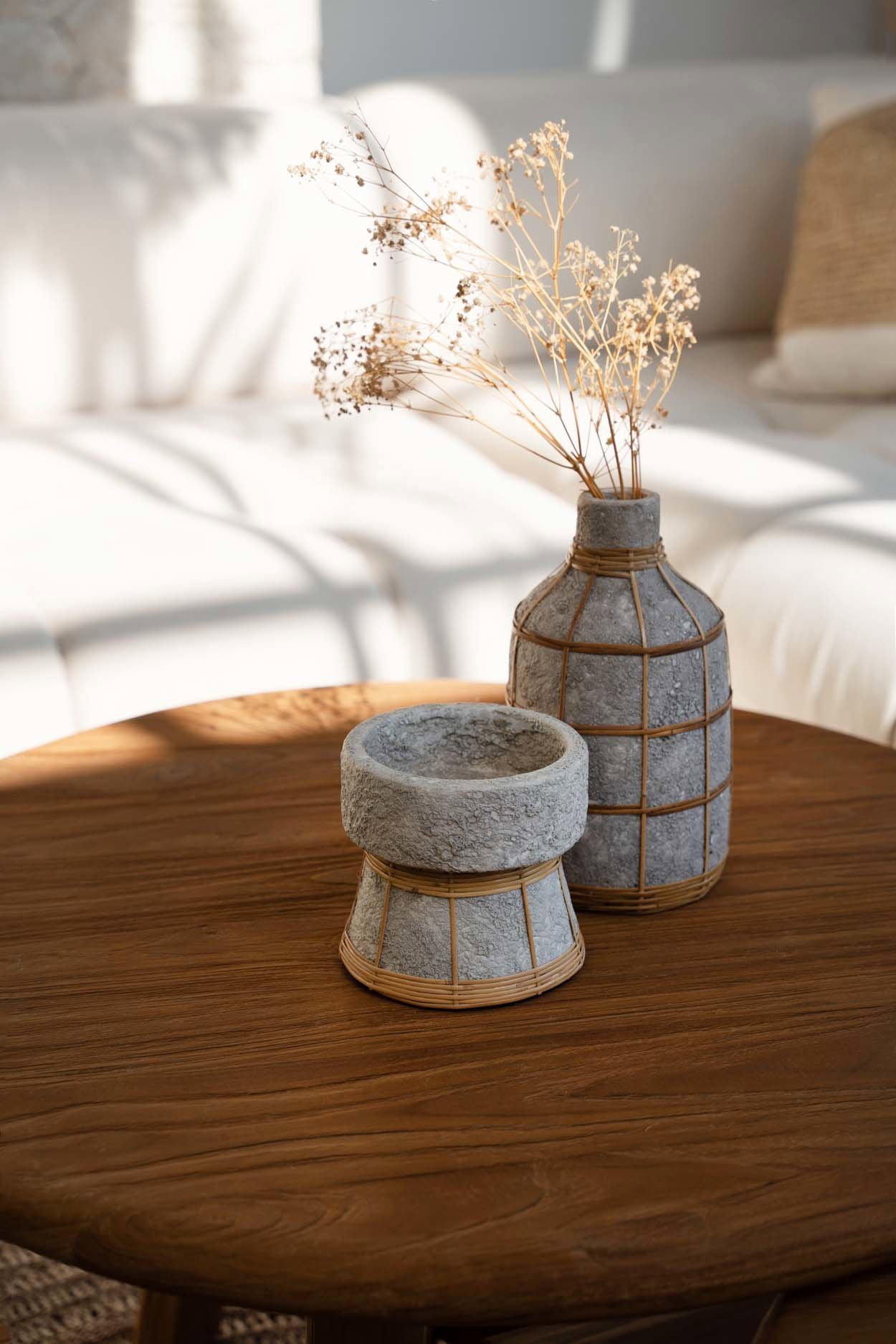 The Whoopy Vase, Concrete Natural, L — 2