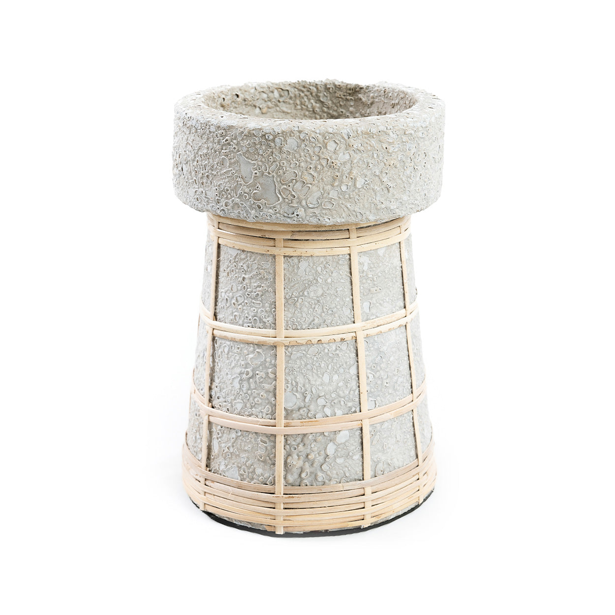 The Serene Candle Holder, Concrete Natural, L