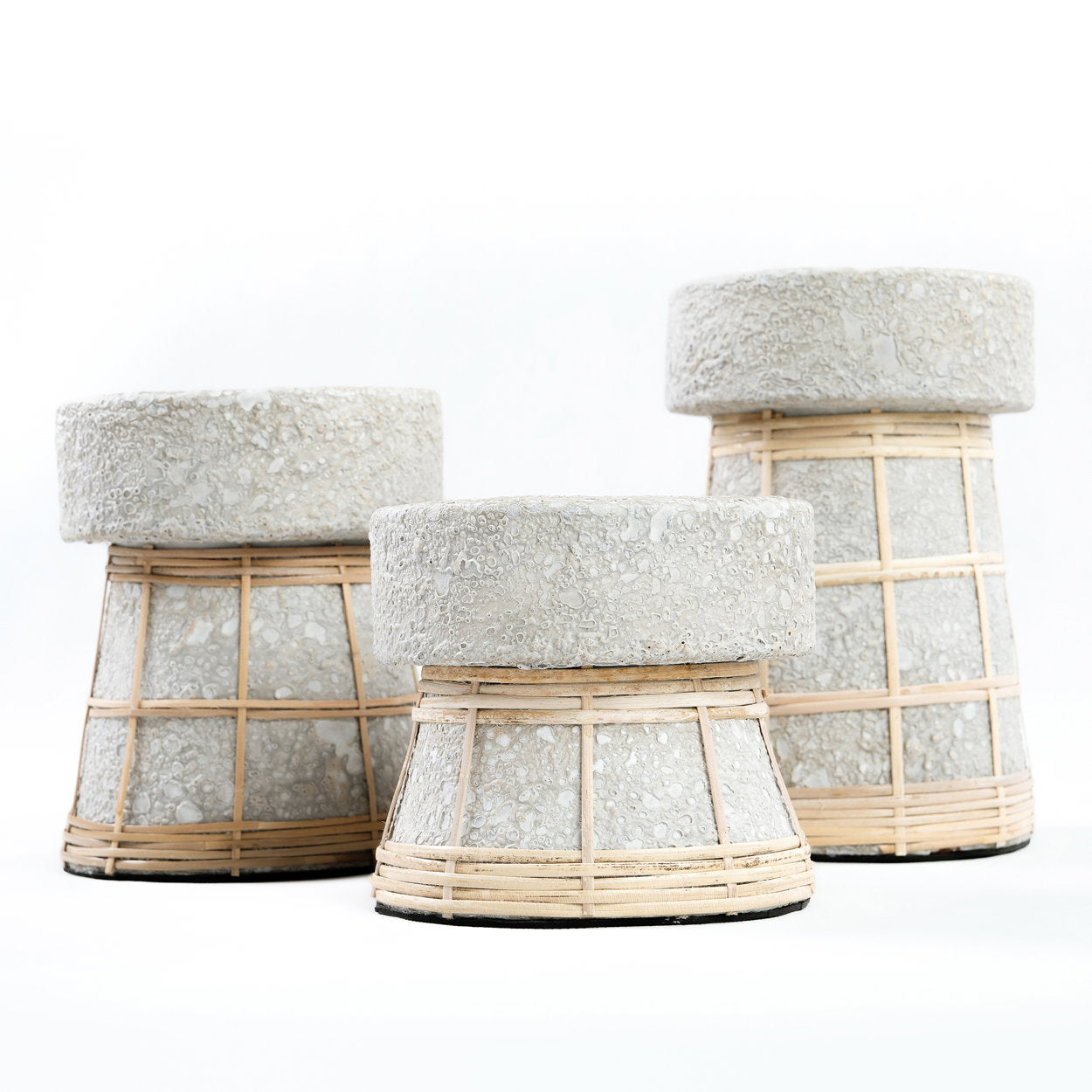 The Serene Candle Holder, Concrete Natural, L — 6