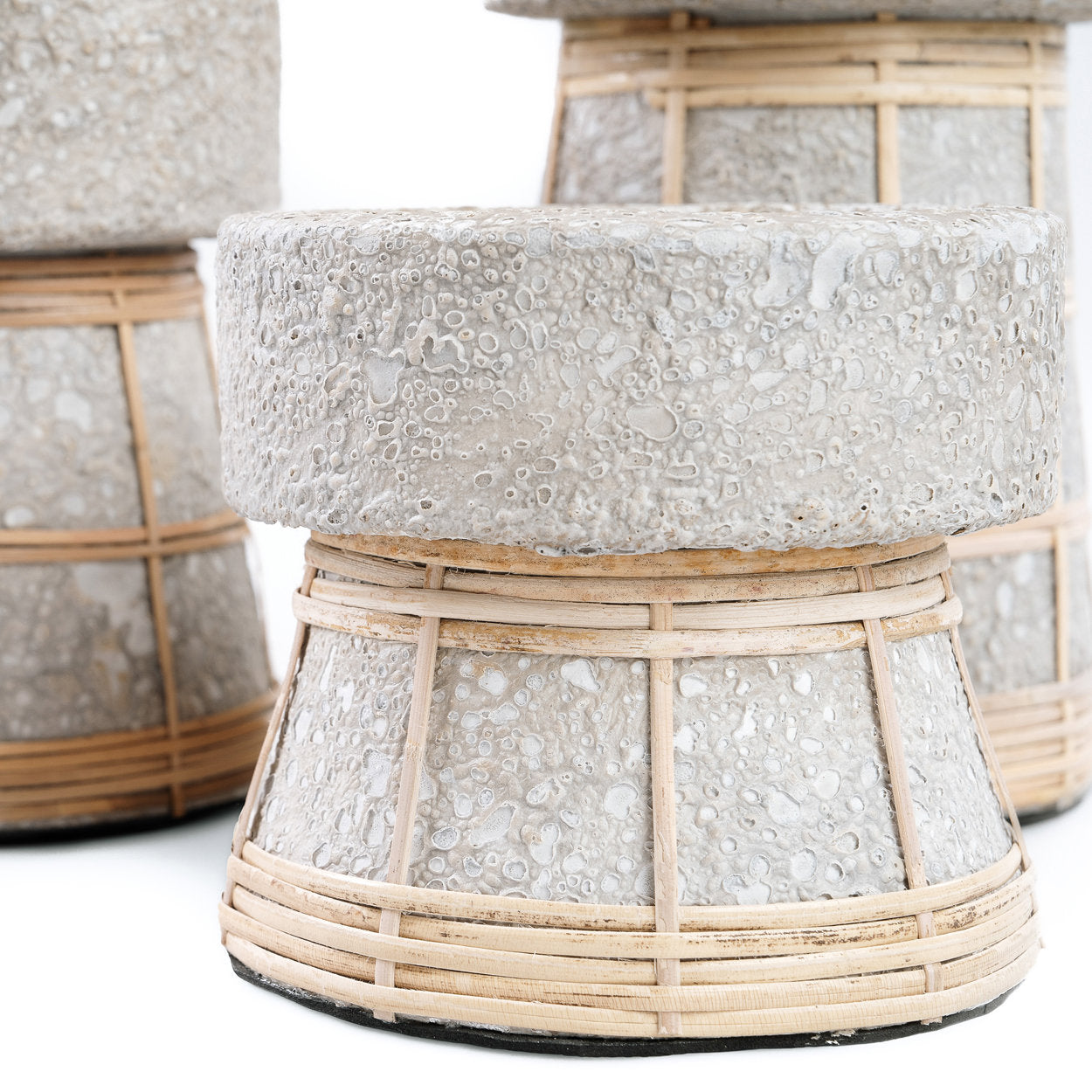 The Serene Candle Holder, Concrete Natural, L — 7