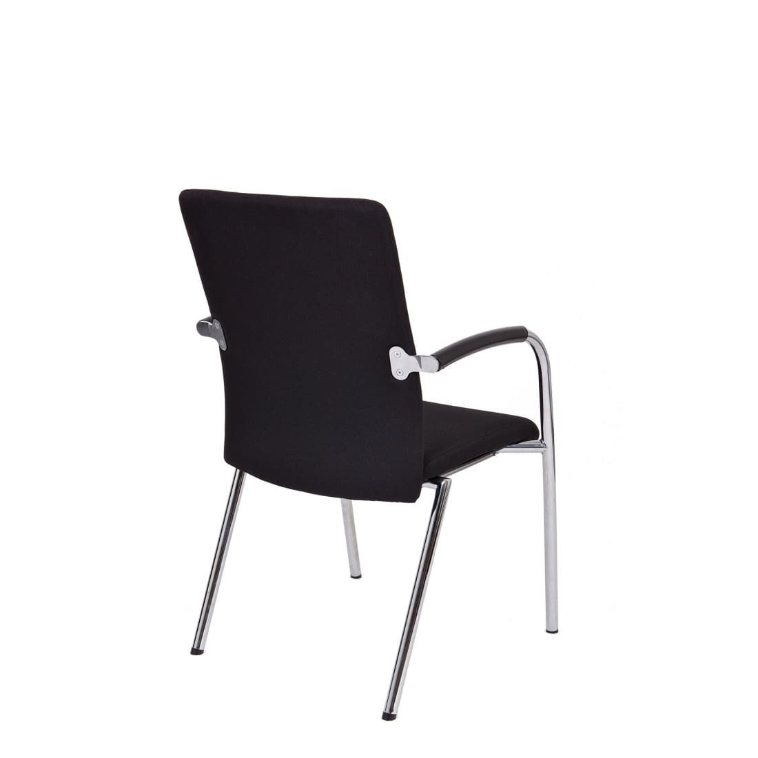 Workliving X1 Meeting Chair, Comfort, 4-Leg, Black — 4