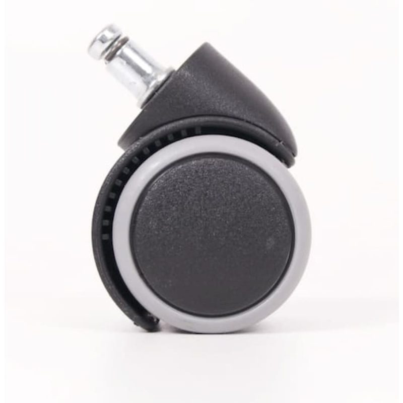 5x Workliving Office Chair Castors 11mm/50mm, Hard Castors, Soft Floors, Load Braked