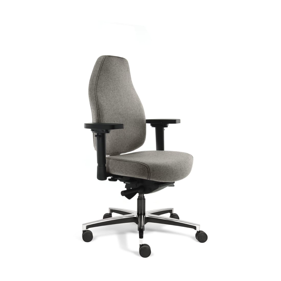 Sit And Move Therapod X Standard Office Chair, Light Grey, Fenice Wool Felt