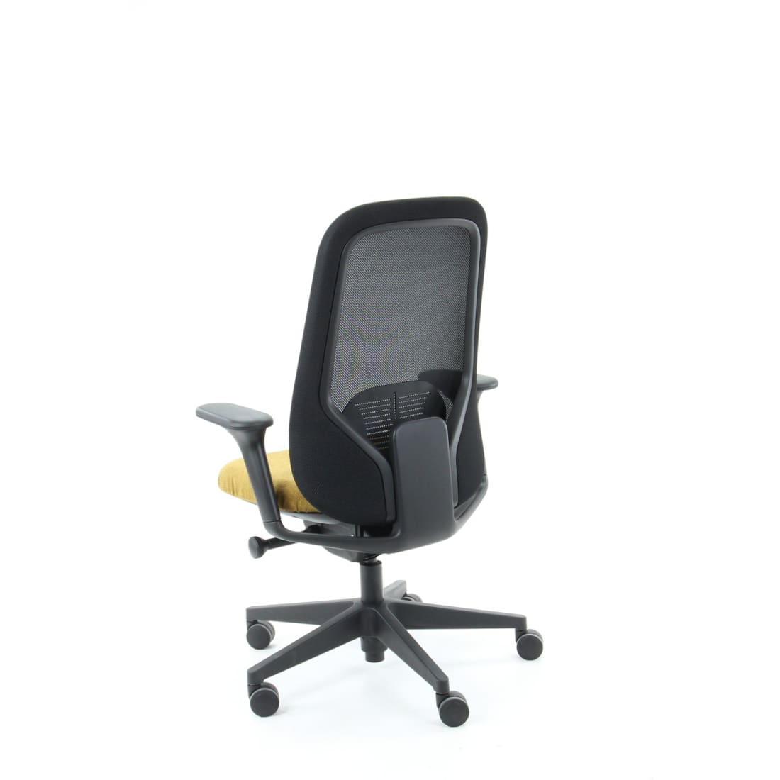 Workliving Nora Mesh Ergonomic Design Office Chair, Yellow Regain, NEN 1335 — 8