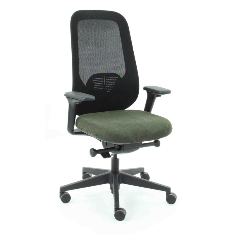 Workliving Nora Mesh Ergonomic Design Office Chair, Green Regain, NEN 1335