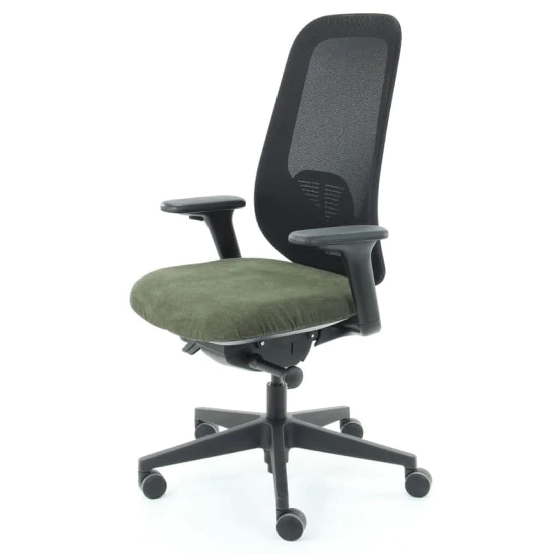 Workliving Nora Mesh Ergonomic Design Office Chair, Green Regain, NEN 1335 — 2