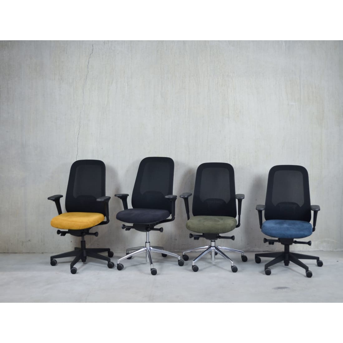 Workliving Nora Mesh Ergonomic Design Office Chair, Green Regain, NEN 1335 — 8