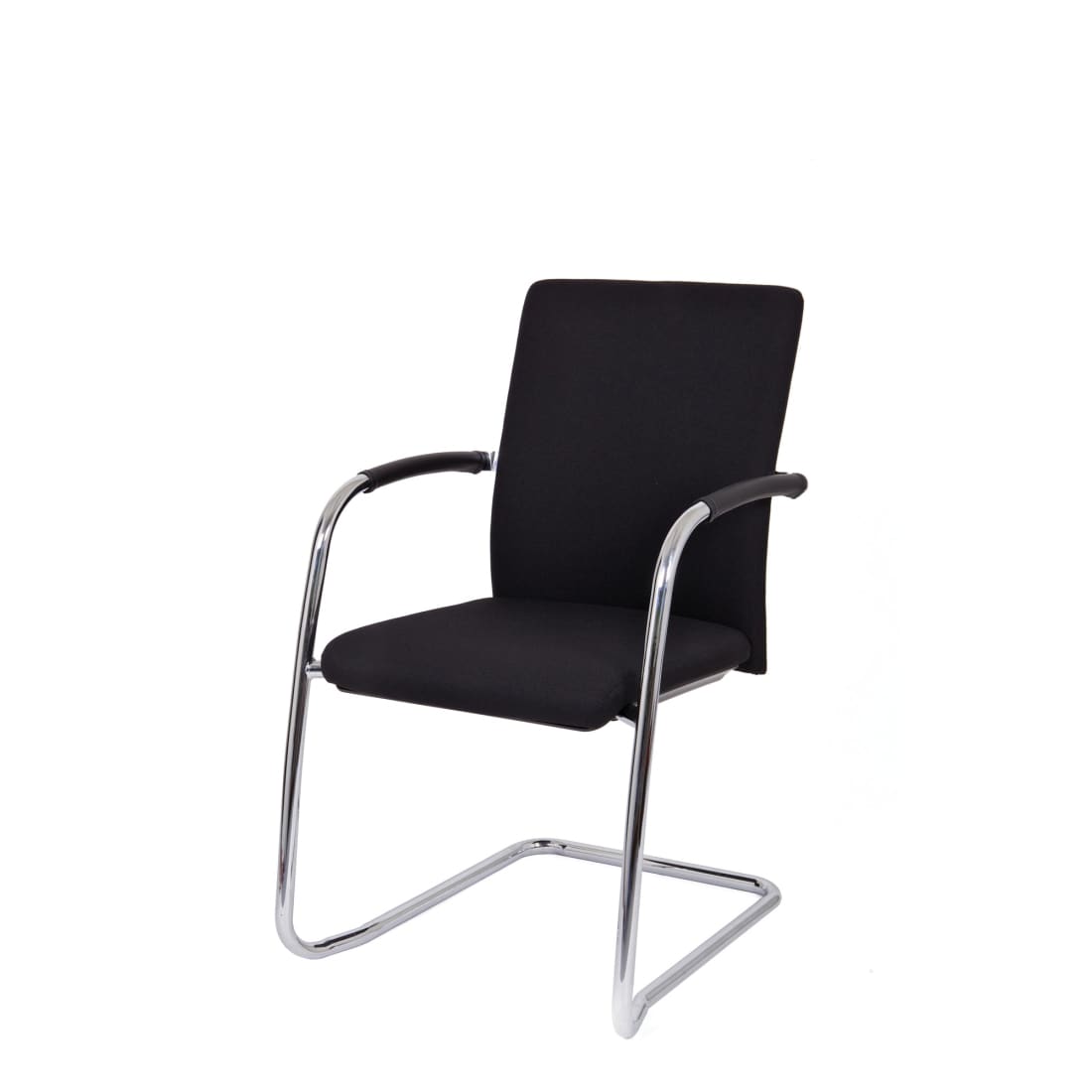 Workliving X1 Conference Chair, Comfort, Black Sled Base