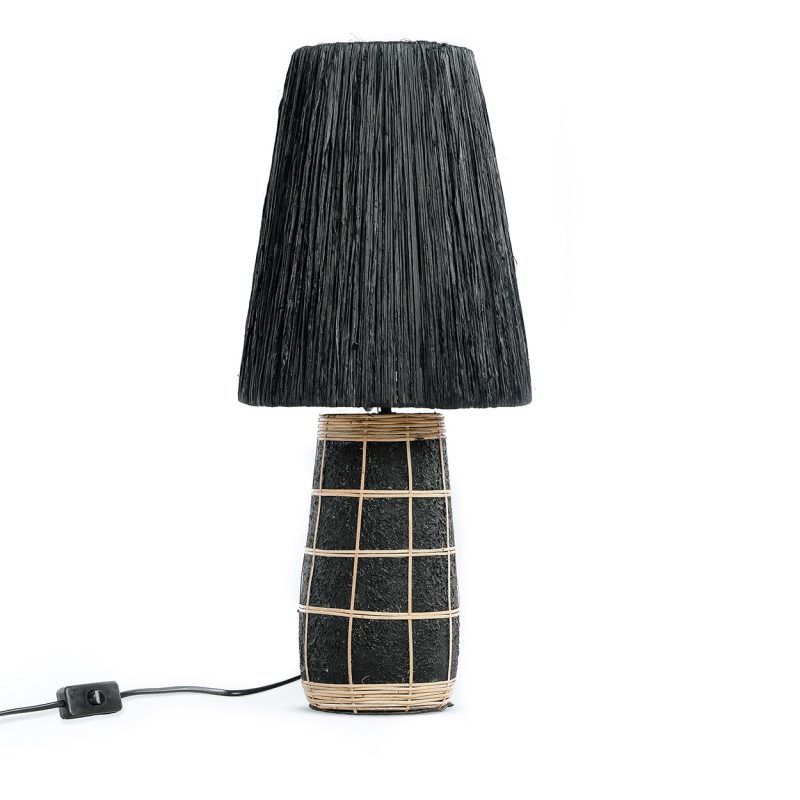 The Naxos Table Lamp, Black Natural