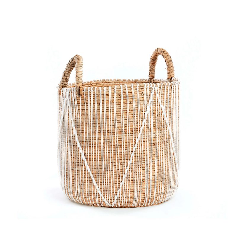The Straight Stitched Macrame Basket, M
