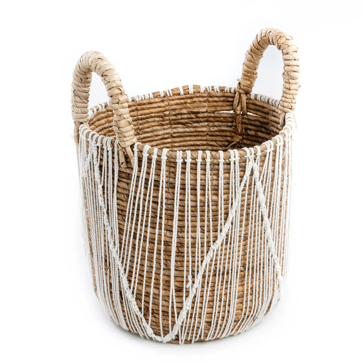 The Straight Stitched Macrame Basket, M — 7