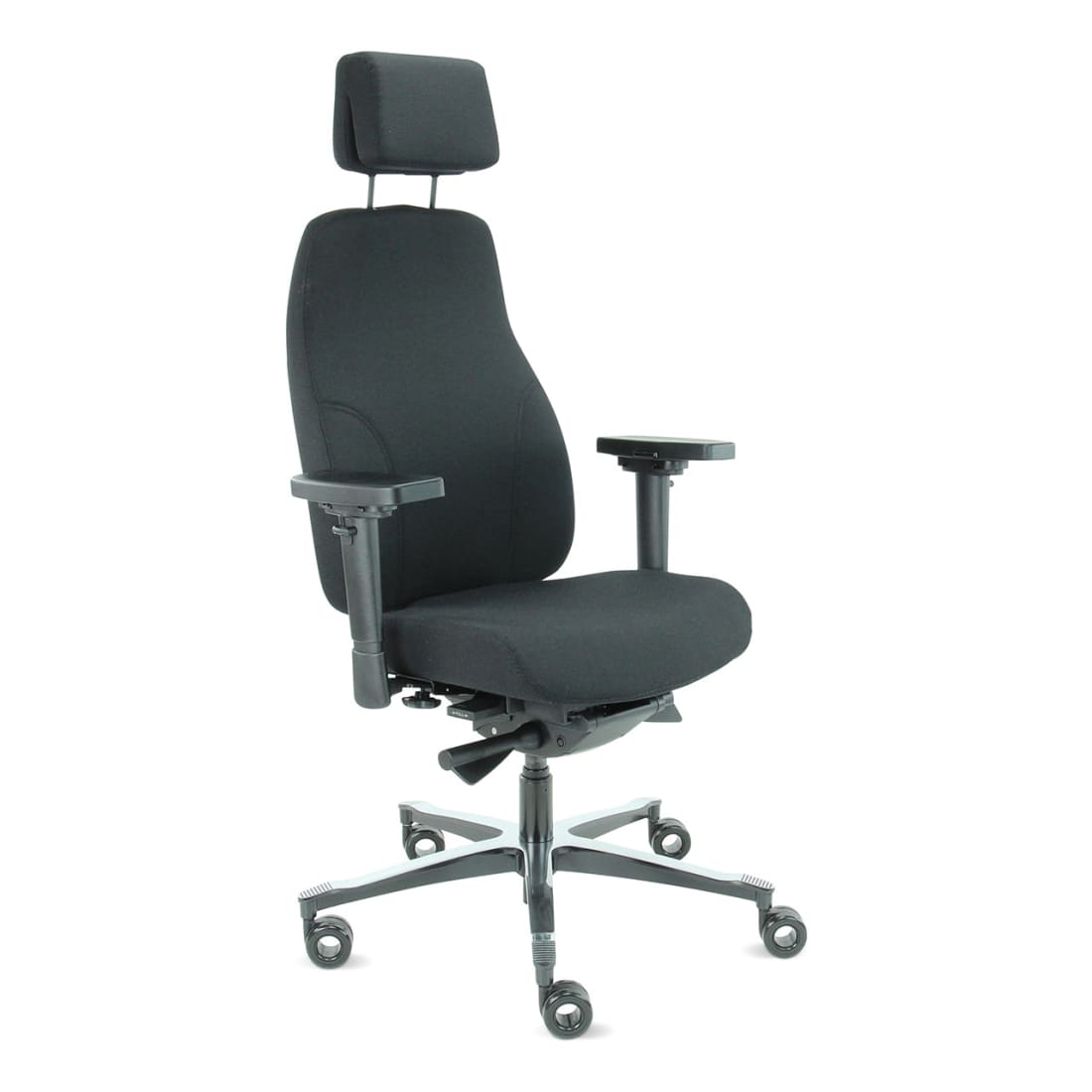 Sit And Move Therapod X2 HR Office Chair with Headrest, Black, Mirage Upholstery
