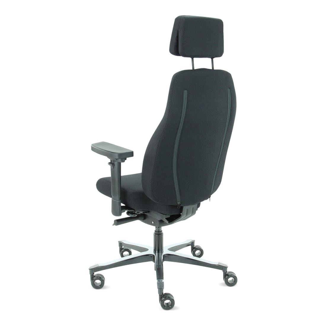 Sit And Move Therapod X2 HR Office Chair with Headrest, Black, Mirage Upholstery — 6