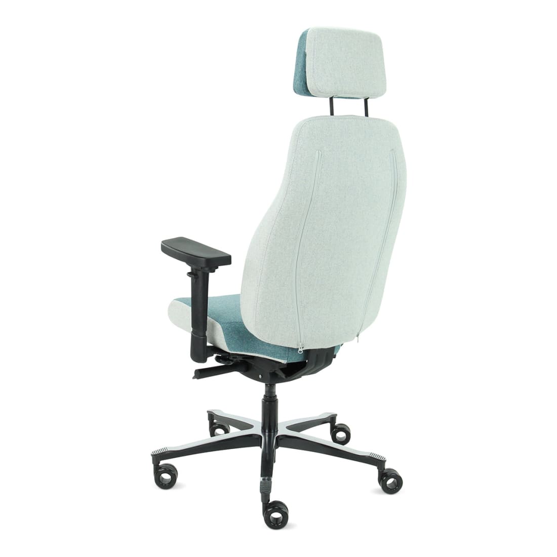 Sit And Move Therapod X2 HR Office Chair with Headrest, Azure, Facet Wool Azure/Ashgrey — 6