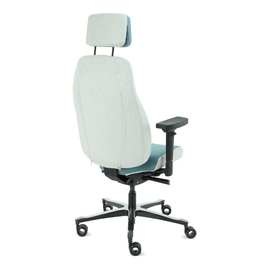 Sit And Move Therapod X2 HR Office Chair with Headrest, Azure, Facet Wool Azure/Ashgrey — 8