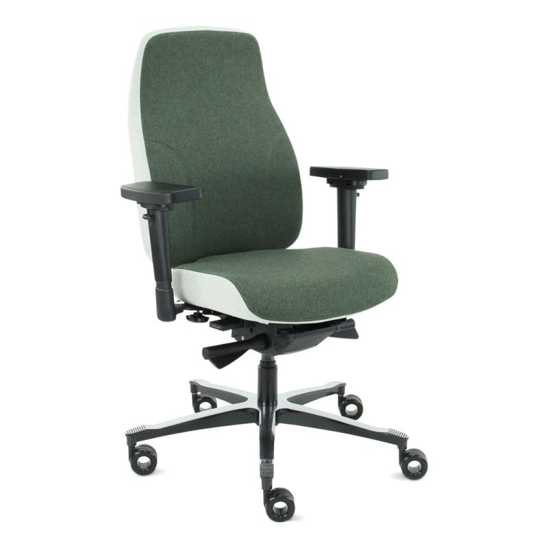 Sit And Move Therapod X2 Office Chair, Olive, Facet Wool Olive/Ashgrey