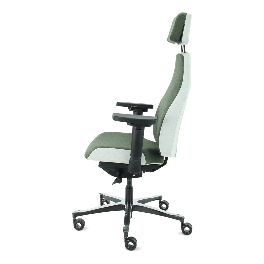 Sit And Move Therapod X2 HR Office Chair with Headrest, Olive, Facet Wool Olive/Ashgrey — 5