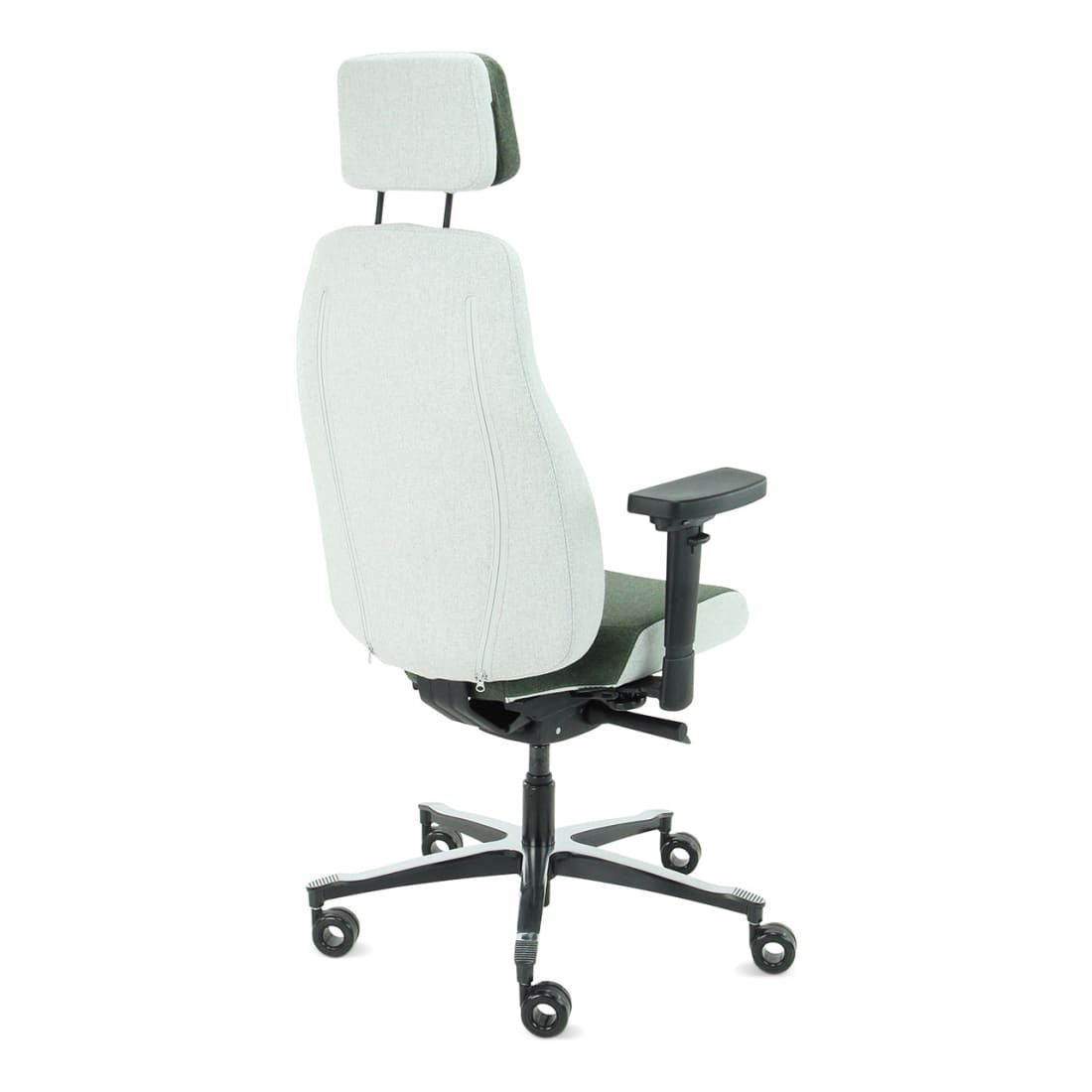 Sit And Move Therapod X2 HR Office Chair with Headrest, Olive, Facet Wool Olive/Ashgrey — 8