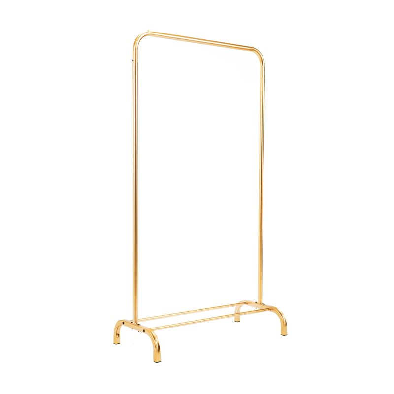 Clothrack, Metal, Gold, 80x40x150cm