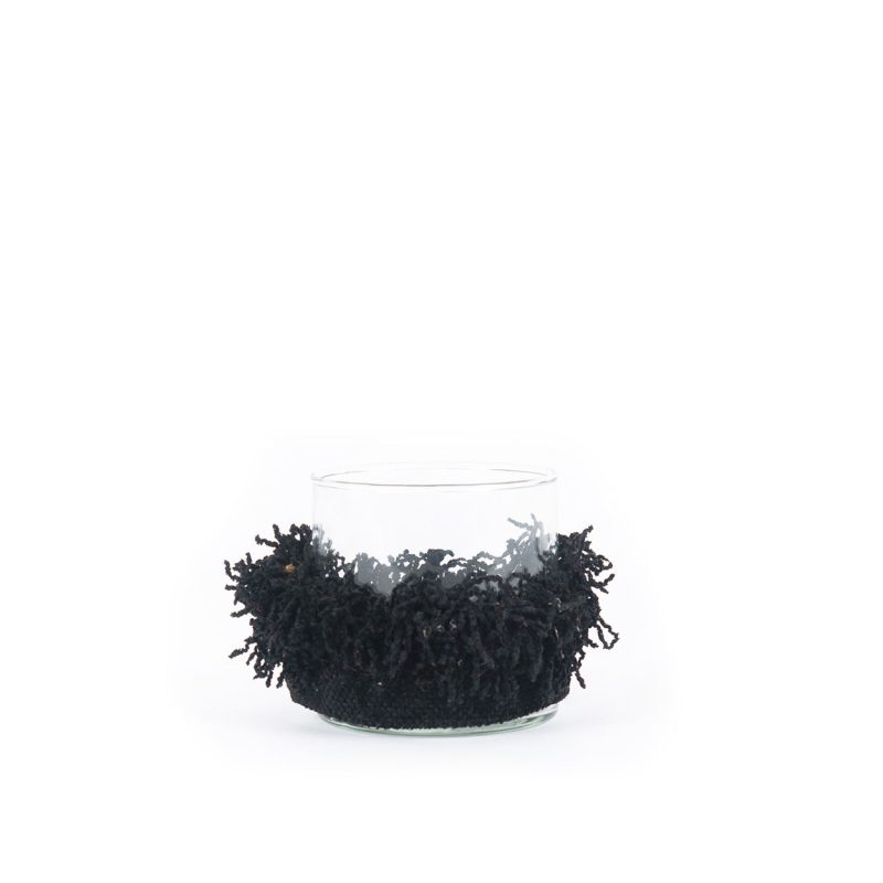 The Oh My Gee Candle Holder, Black Velvet, S