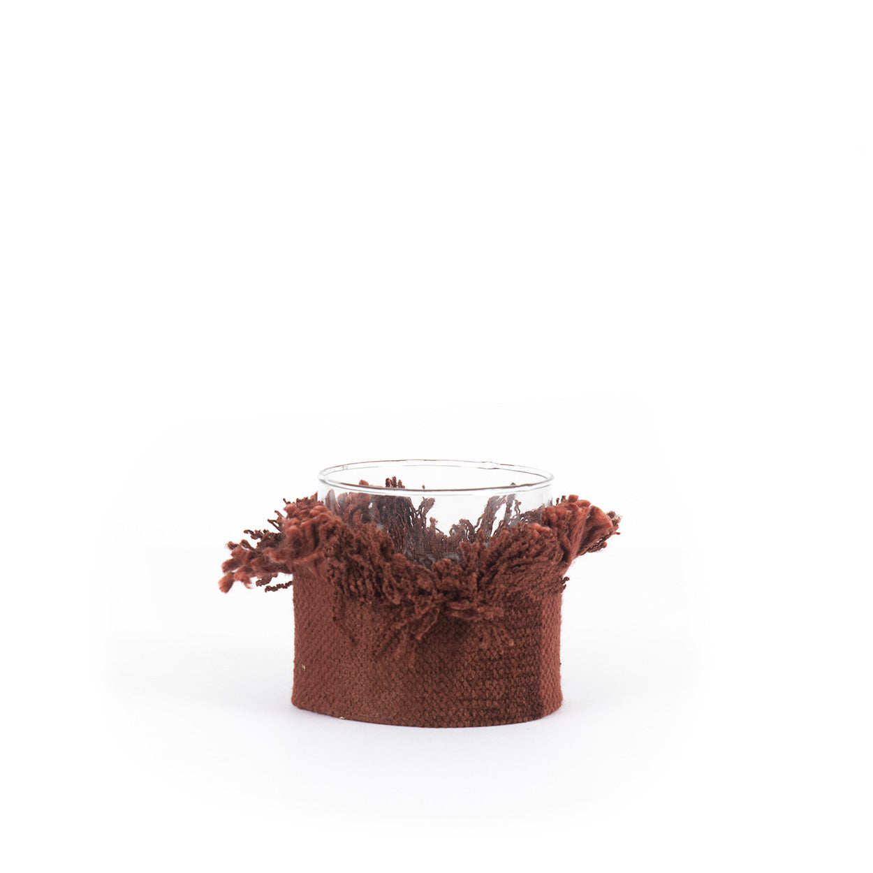 The Oh My Gee Candle Holder, BurgundyVelvet, S