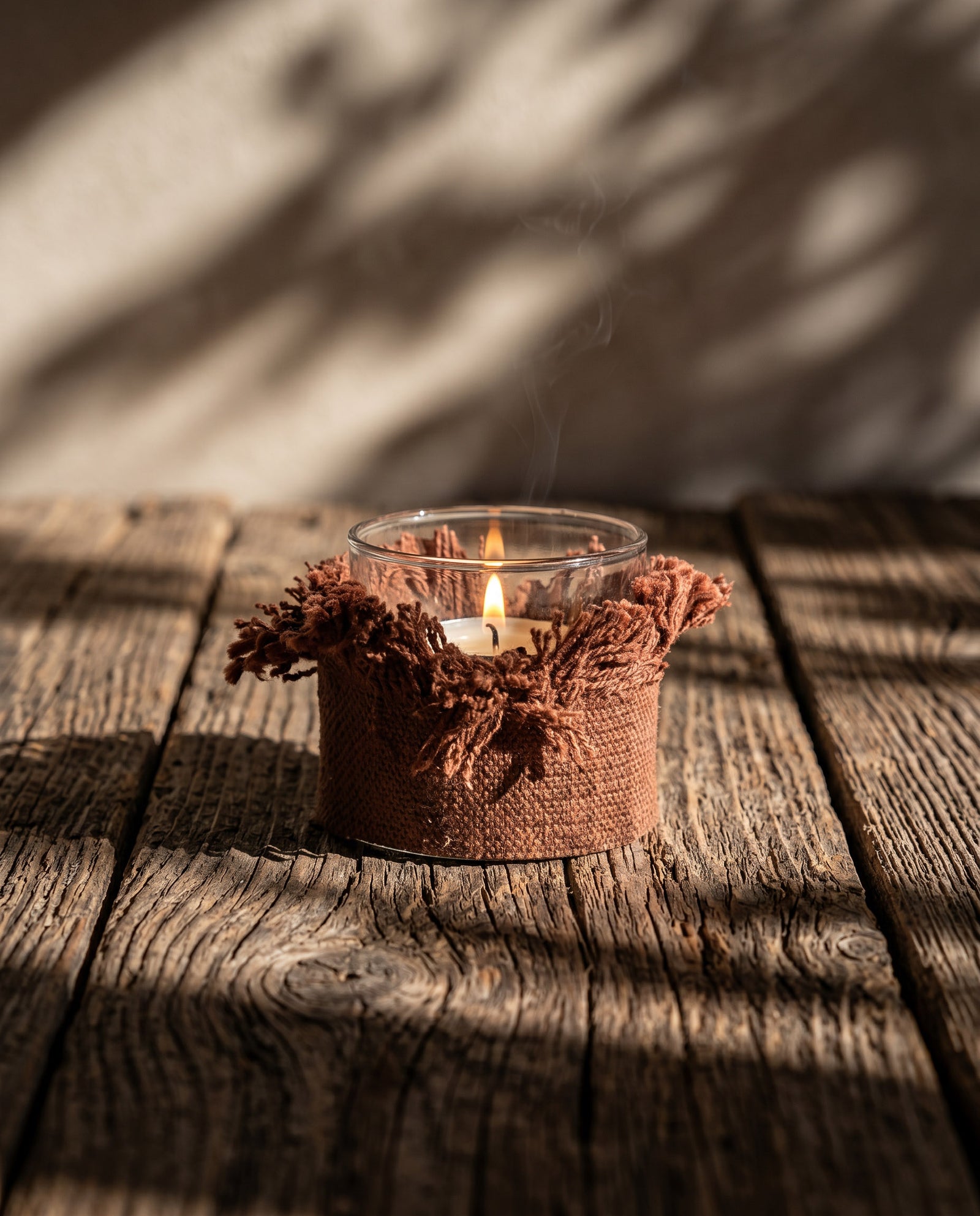 The Oh My Gee Candle Holder, BurgundyVelvet, S — 2