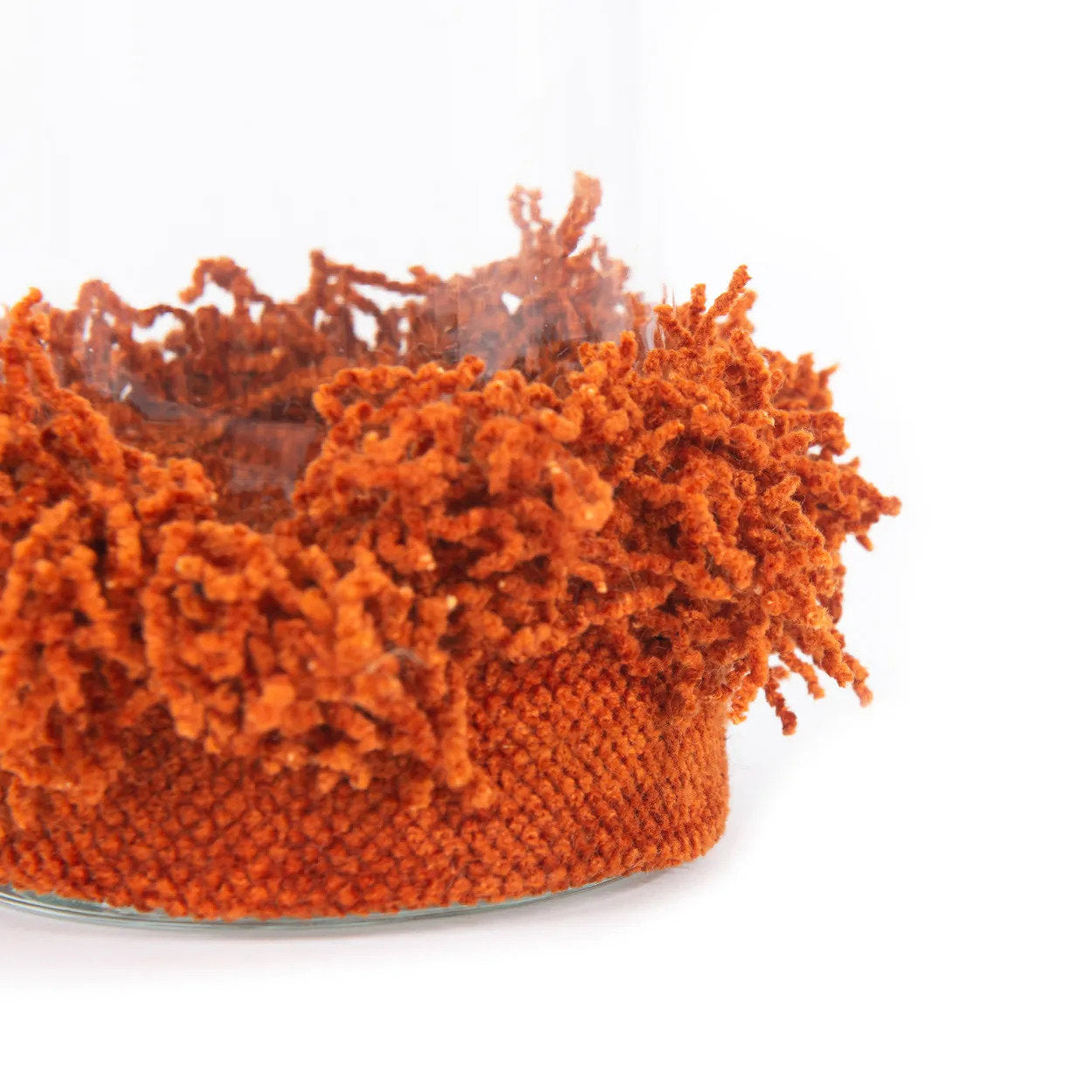 The Oh My Gee Candle Holder, Rust Velvet, M — 3