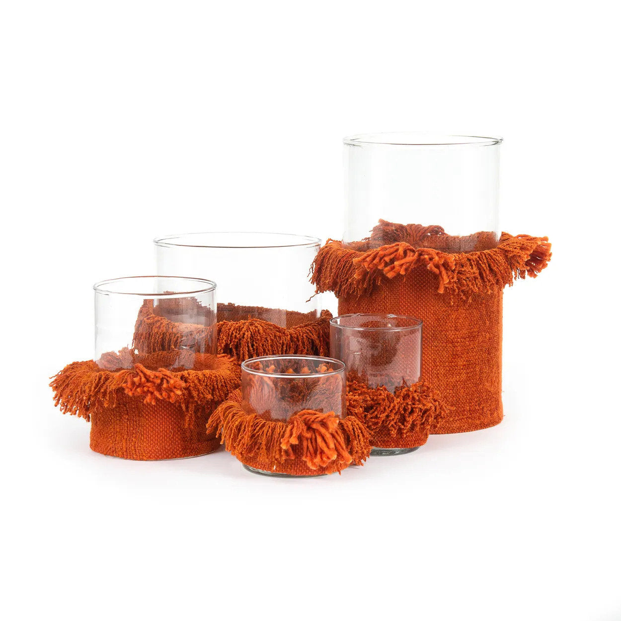 The Oh My Gee Candle Holder, Rust Velvet, S — 4