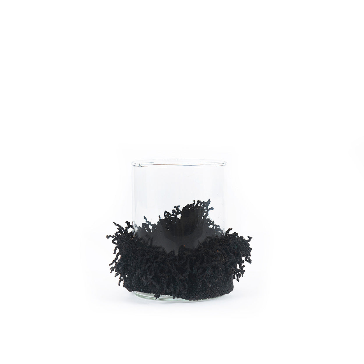 The Oh My Gee Candle Holder, Black Velvet, M