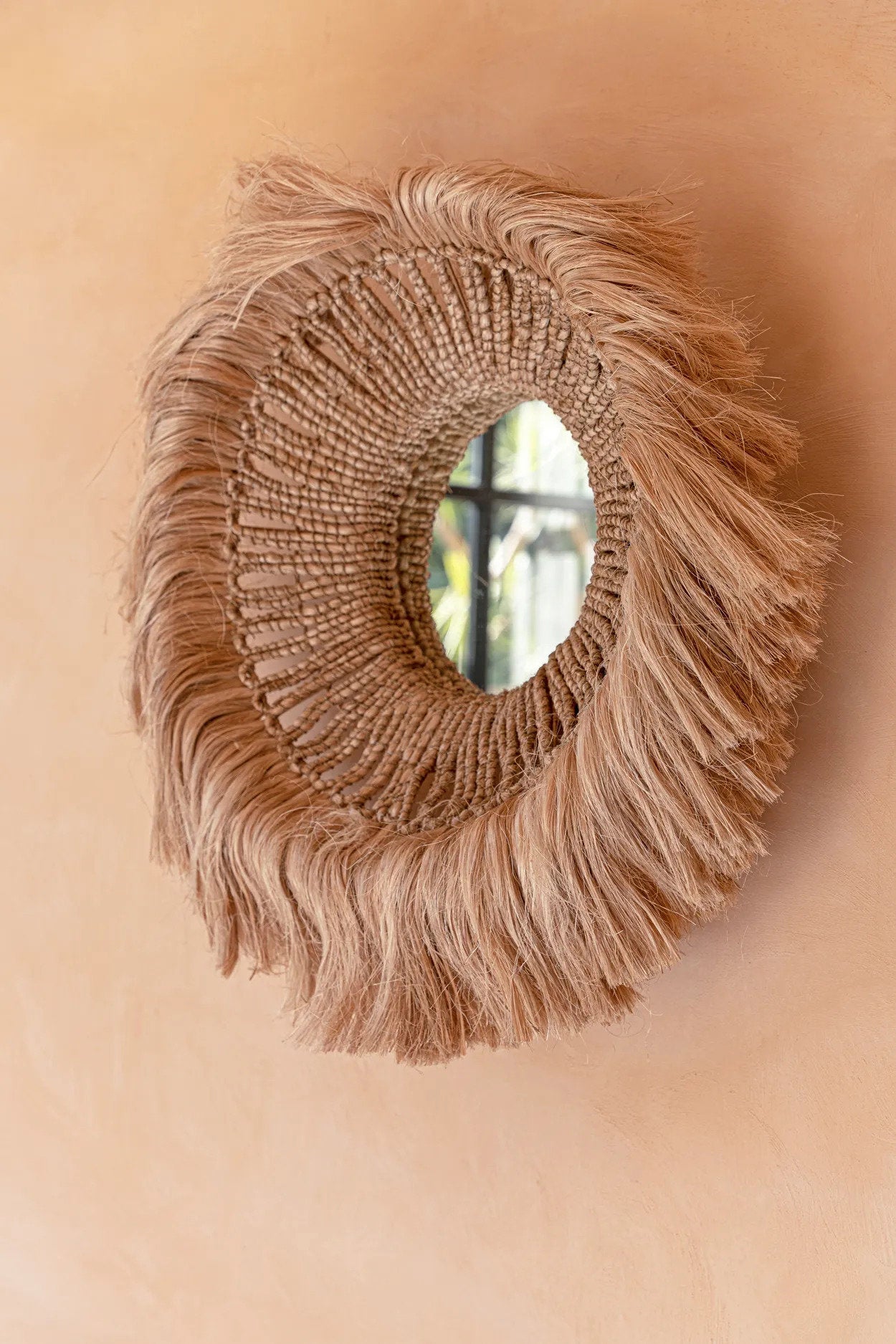 The Abaca Solomon Mirror, Natural — 3