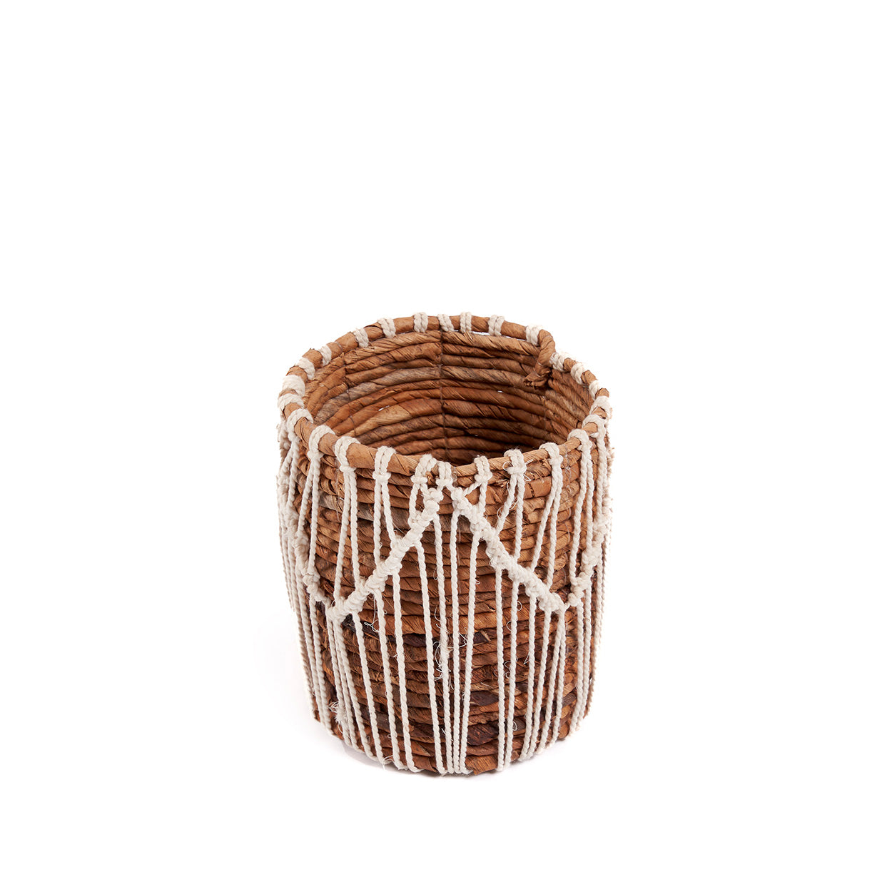 The Macra-mazing Basket, Natural White, S