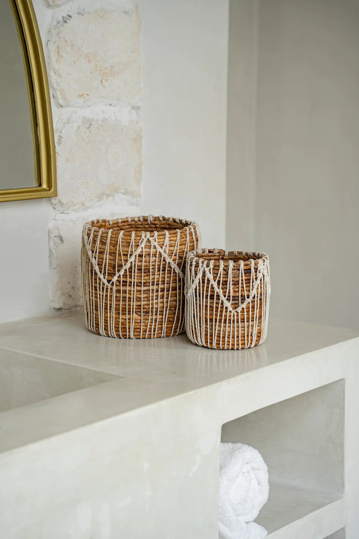The Macra-mazing Basket, Natural White, S — 2