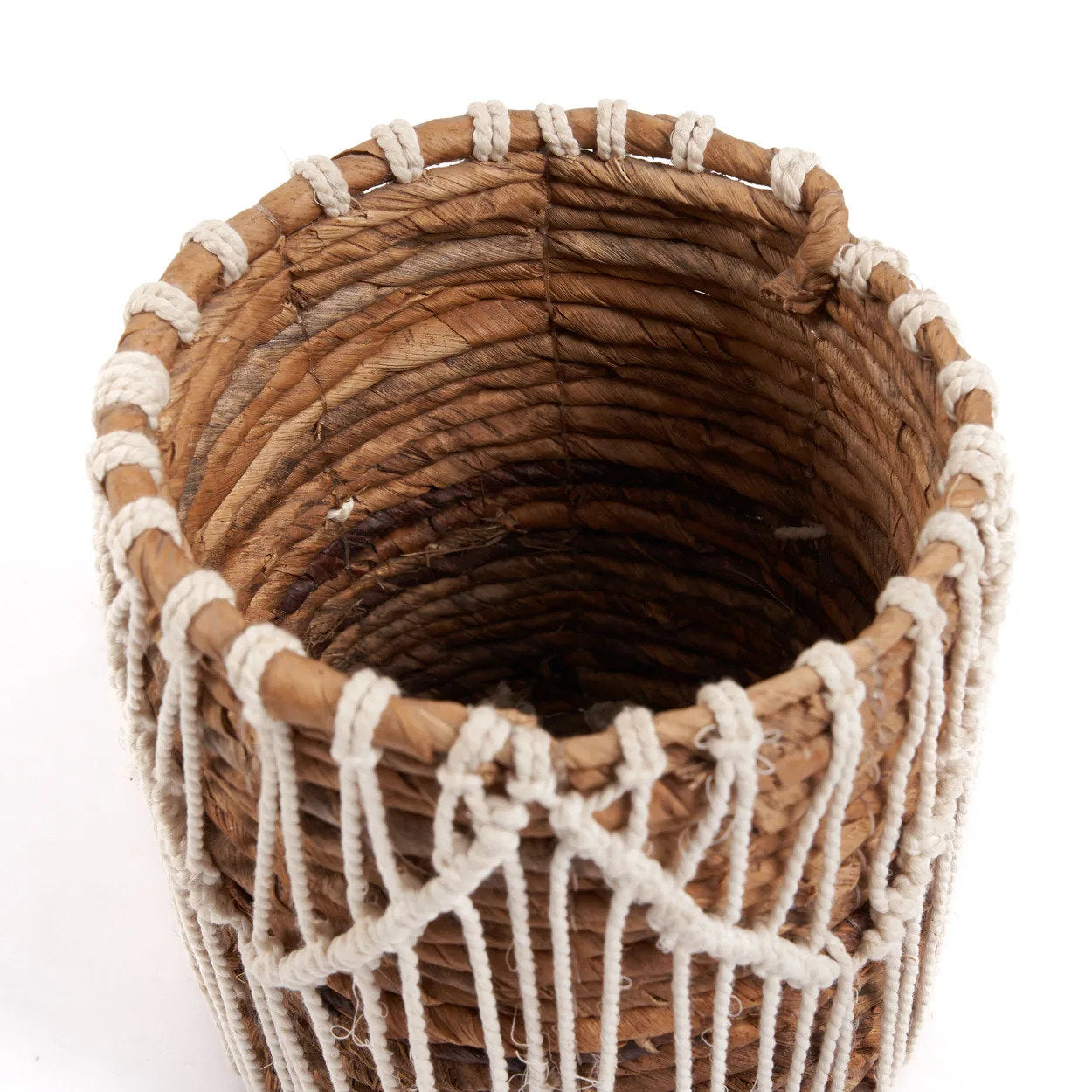 The Macra-mazing Basket, Natural White, S — 5