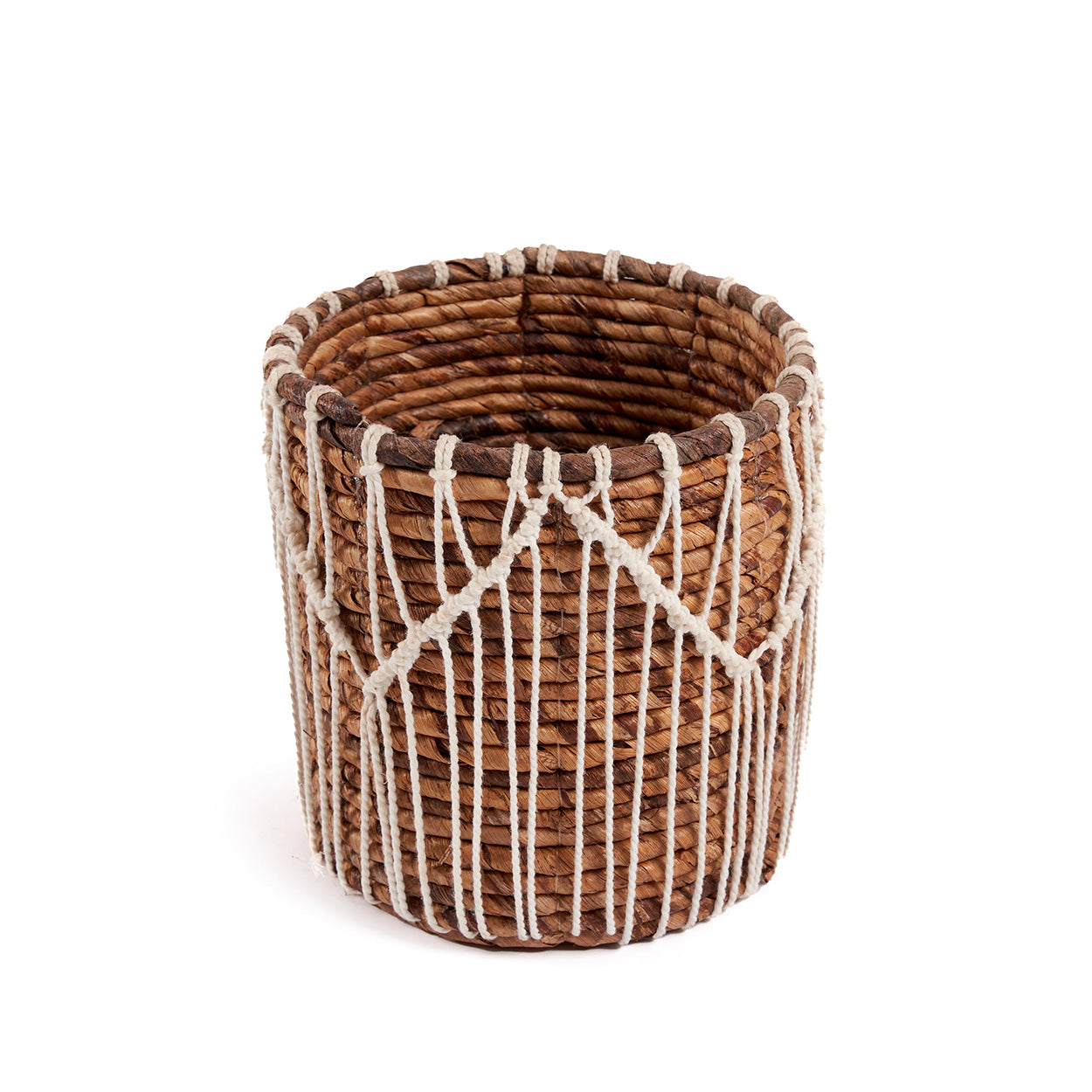 The Macra-mazing Basket, Natural White, M