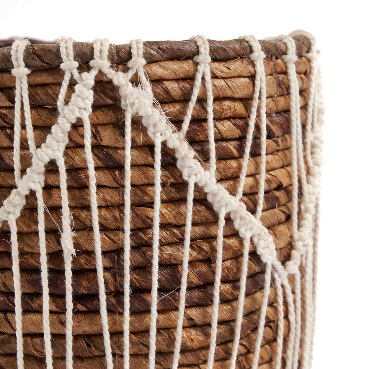 The Macra-mazing Basket, Natural White, M — 5