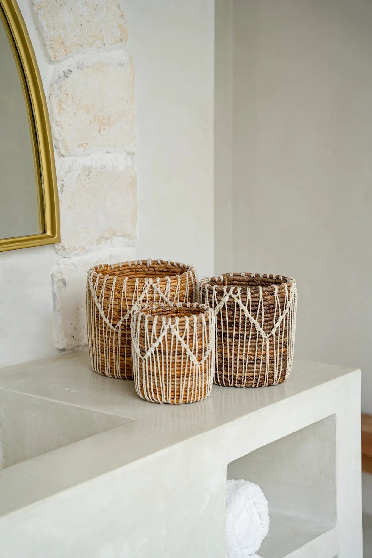 The Macra-mazing Basket, Natural White, L — 2