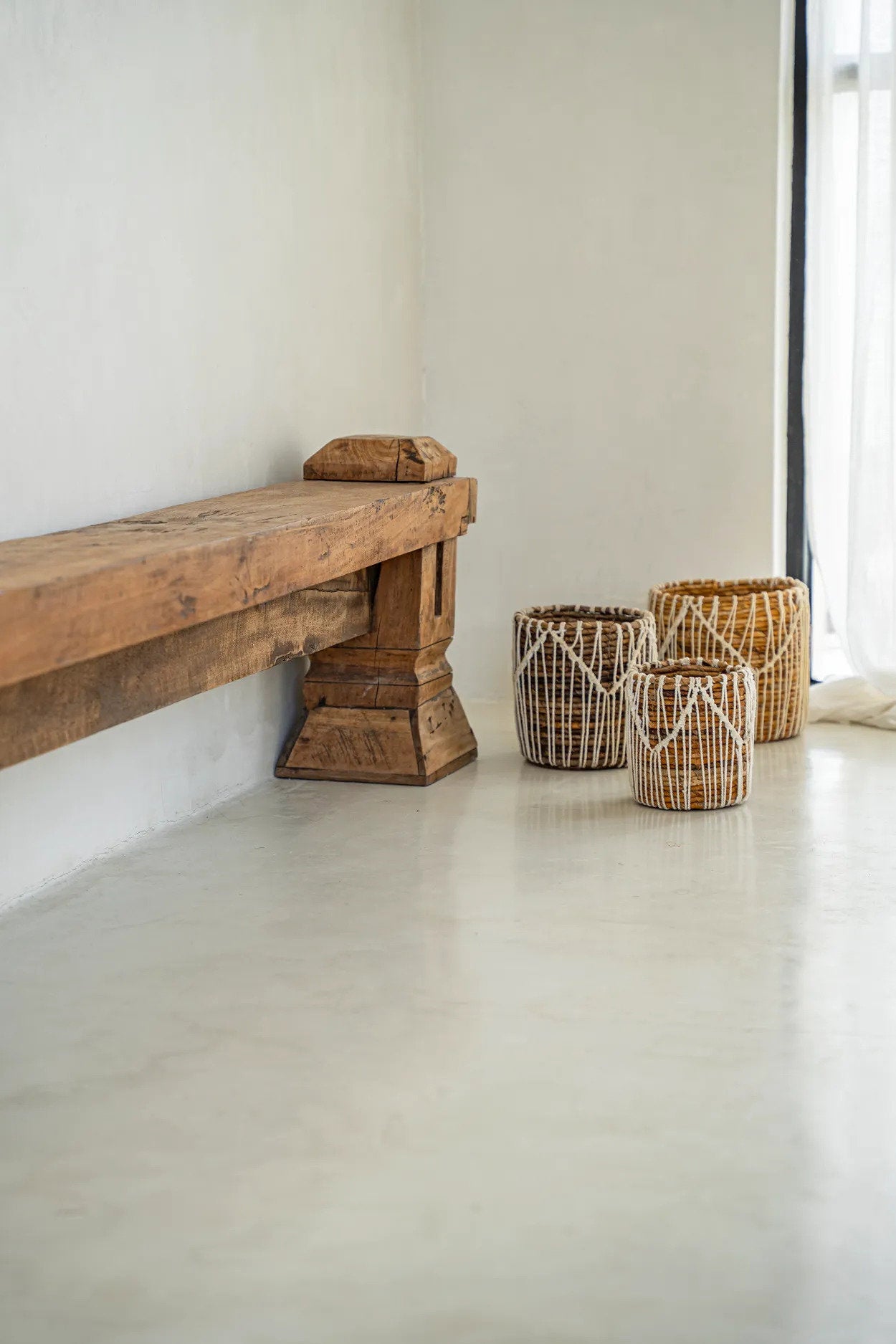 The Macra-mazing Basket, Natural White, L — 3