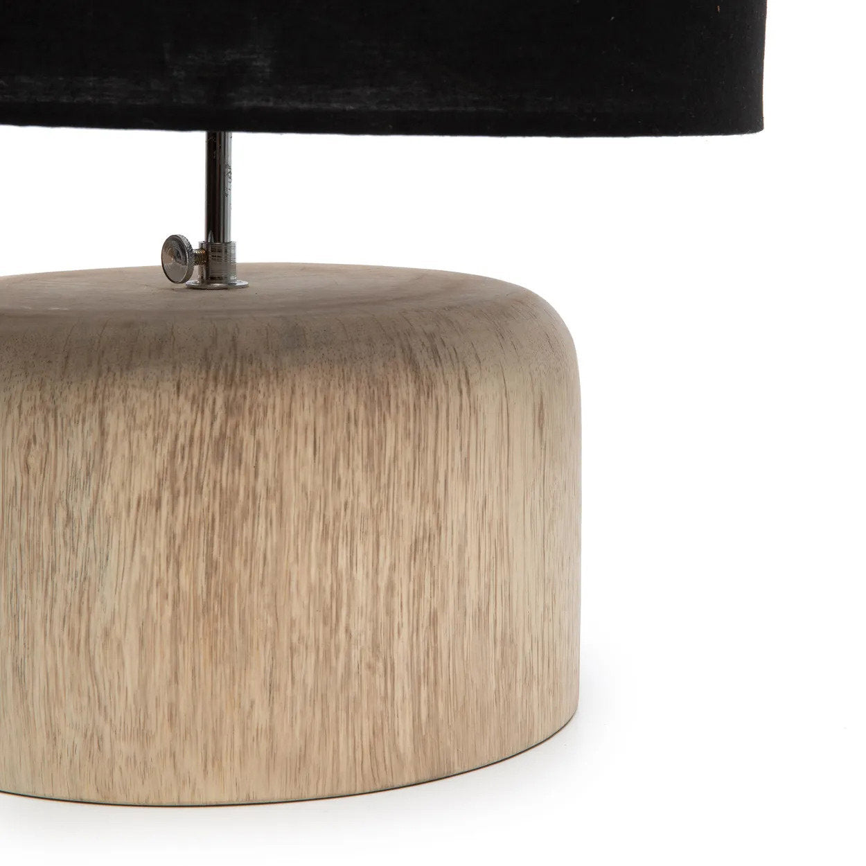 The Teak Wood Table Lamp Base, Natural — 2