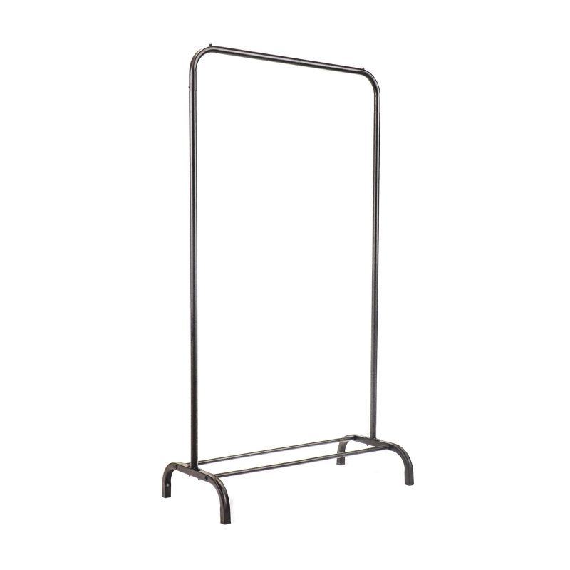 Clothrack, Metal, Black, 80x40x150cm