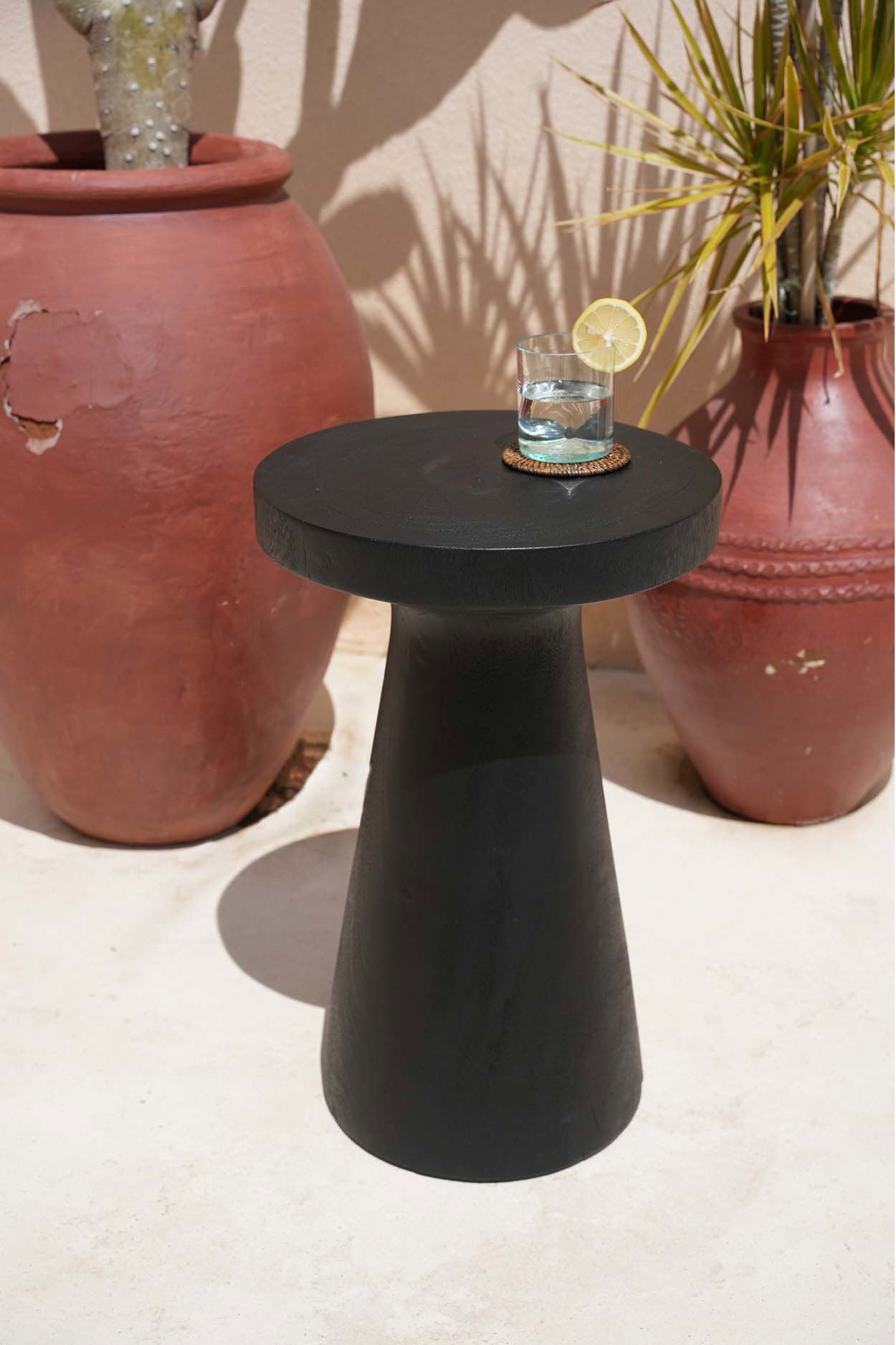 The Fiji Side Table, Black — 2