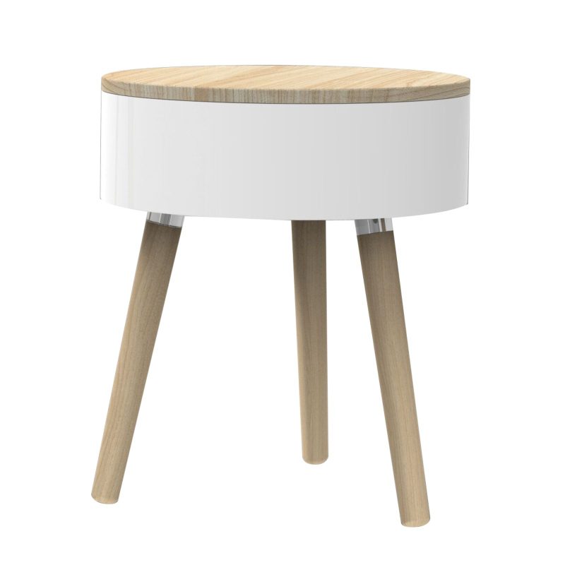 Skittle Table, White