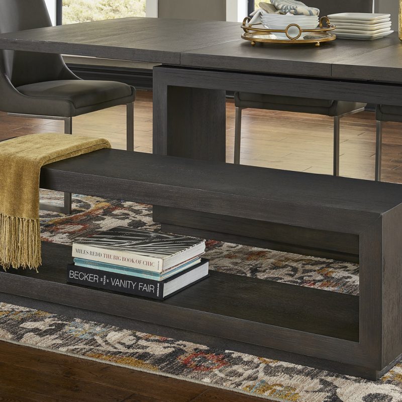 Oxford Dining Bench in Basalt Grey