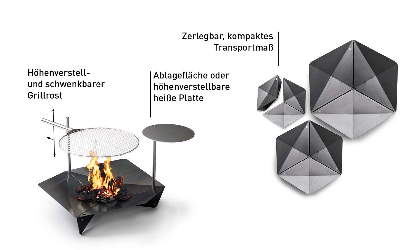 Triple Fire Bowl 120, Black — 7