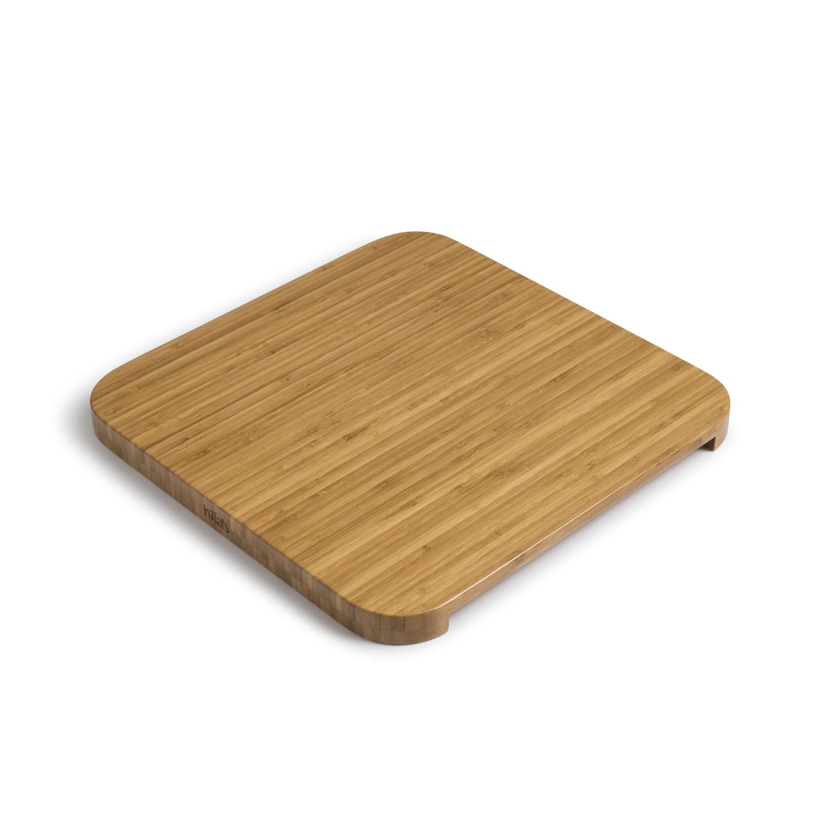 Cube Fire Basket Bamboo Board, Brown — 2