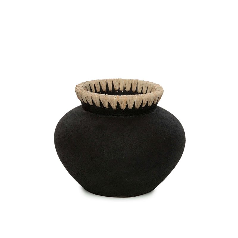 The Styly Vase, Black Natural, S